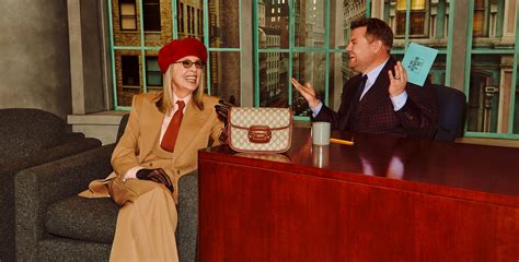 gucci beloved talk show|Gucci late night talk campaign.